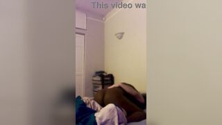 Homemade amateur Black late night hook up