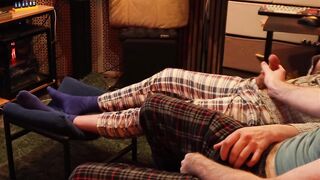 I invited my str8 ally over, turned on porn and got him to wank with me.