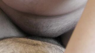Preggy step-sister riding my weenie and want to greater amount creampie in her snatch!
