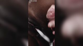 Black Abdomen Inflation - Giant Cumflation Sex