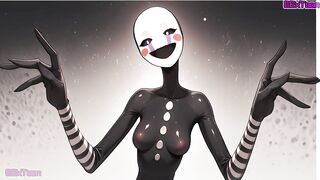 FNAF Manga Hentai - Large Boobs fnaf Puppet Blow Job Anime by eextoon