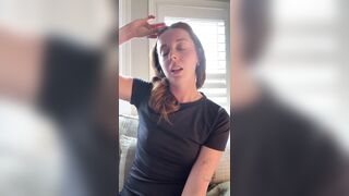 Babe in Glasses Tells U How to Jack off!