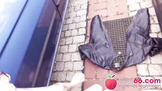 Sexy & Risky Public Sex with Bratty Teen Wench from Berlin