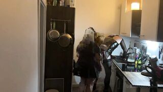 Kitchen Fisting Frenzy - Older Bitches Stretched Wide Open