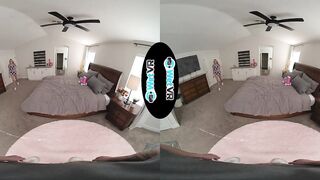 WETVR Hawt Sorority Blond Sneaks In Her Boyfriend For A Sexy VR Screw