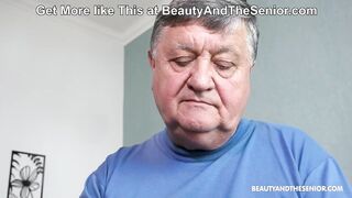 Caught Older man Sniffing my Pants AFRESH at BeautyAndTheSenior