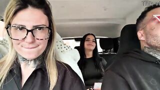 We called the candy vendor beauty from Farol! To be a porn actress and have great sex in our car! The nineteen-year-old accepted and we had great sex with her until that babe had a great climax.