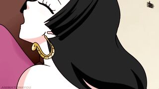 One Piece Boa Hancock Manga Comics Toon Naruto Creampied Kunoichi Tutor Doggy position Cowgirl