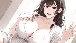 All kinds of hawt, large-breasted angels getting their bodies moist
