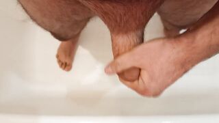 I imagine u squatting in the baths, taking my urine and sucking my cock ...
