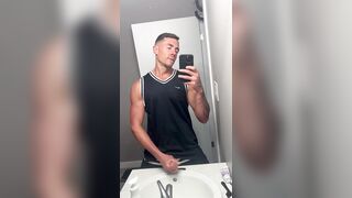Trying to Jerk Off Quick during the time that Family is Upstairs - Part 1