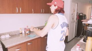 The cleaning lady is a total wench