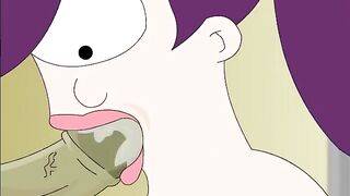 Futurama - Anime Leela's Job - Sex Comics Toon POV