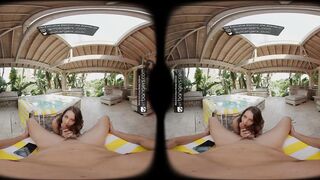 VR Bangers: Charming Angel With Taut Cunt Gets Massaged and Drilled Near The Djacuzzi - VR Porn