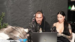 Willow Harper & Teddy Tarantino, Porn ASMR Reaction, Cum Explosion ! Group-sex ! & PISSING