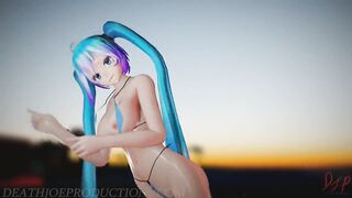 Miku Not Shy Outside Beach Stage 1158