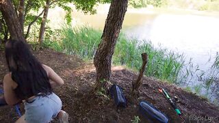 Complete Girlfriend Experience: Camping, Fishing, Cooking and Outdoor Sex!