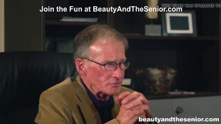 Old Citizen Retires in Hawt Golden-haired
