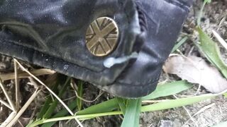 Twink's endless precum, large cumshots, replay, slow motion, compilation, Oriental male in adidas tracksuits, freeballing, cleaning cum, pissing, outdoors