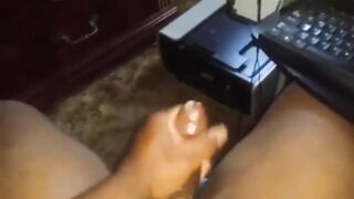 Shooting off a large nut