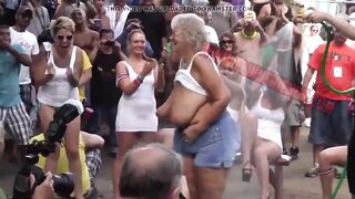 Granny Massive Saggy Titties