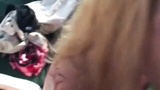 Aged MILFs Share Thick Cum After Outdoor Blowjobs