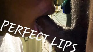 Amateur deepthroat moves lead to giant spunk flow