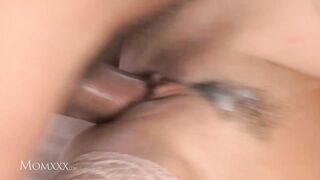 LOVING HAWT SEX with WIFE with Natural Bazookas makes him CUM SO HARD - MAMA XXX