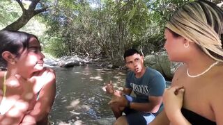 Latinas experiment with 2 weenies in their throat part 1