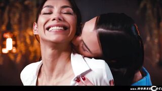 Futanari Deepthroat - Josephine Jackson & Verónica Leal