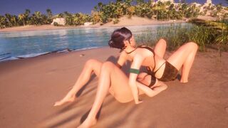Lesbo Outdoor Licking And Fingering