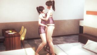 Hot Lesbo Fingaring At Hotel Room