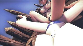 Super Hawt Blond & Brunette hair Lesbo POV Tribbing Outdoor (Brunette hair POV)