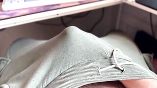 SEXY Man CUMMING in Sweatpants!