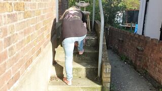 ⭐ Angel Casually Pissing Herself During the time that Tying Her Shoelace!