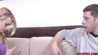 Lexi Belle rides a large thick ramrod