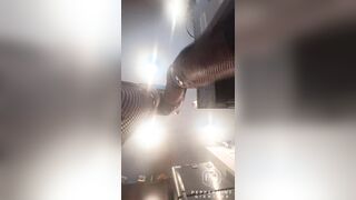 73 Giantess Cooks Stuffed Shells - Small Guy Bound to My 8 Inch Heel POV