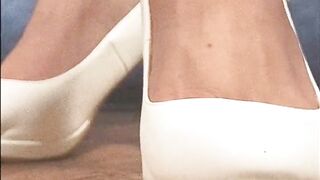 White High Heels UPCLOSE