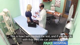 FakeHospital Slender blond takes doctors advice