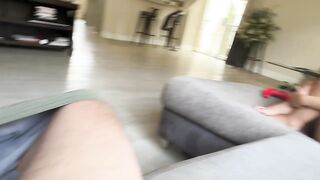 Super Lascivious Step Sis Makes Step Bro CUM three TIMES ~ two Cumshots & A Creampie ~ Violet Gems