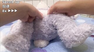 How to make VAGINAL in my plushie bunny doll (character: Stellalou, M size)