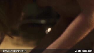 Maggie Alexander exposing undressed body & porn tape