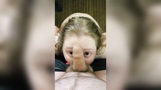 Teen Sucks Jock on Camera for the 1st Time
