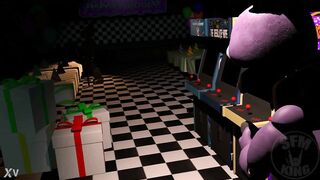 Five nights at Freddy's, plus foxy is broken into homo