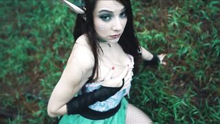 Wicked elf in the forest