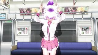 CG COMICS Schoolgirl didn't wear pants on the educate (PART two)
