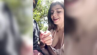 Unknown Hotty Sucks Me In The Park And Ends Up FULL OF CUM