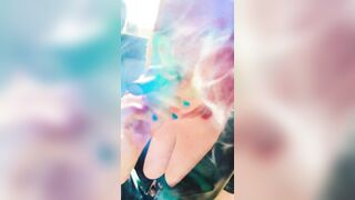 A Smoke Show From Tina Snua - Cigar Smokin' Smoker Smoke Drifting OME