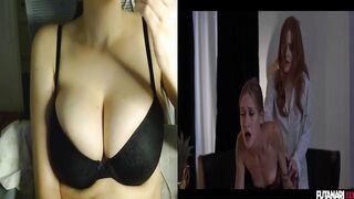 Trans Neighbour Bangs Blond Sweetheart - Hardcore Shemale hentai Creampie & Deepthroat - Shemale hentai React