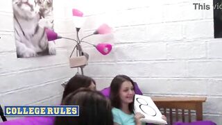 COLLEGE RULES - Knob Size Competition Leads To Multiple College Sweethearts Getting Banged All Night